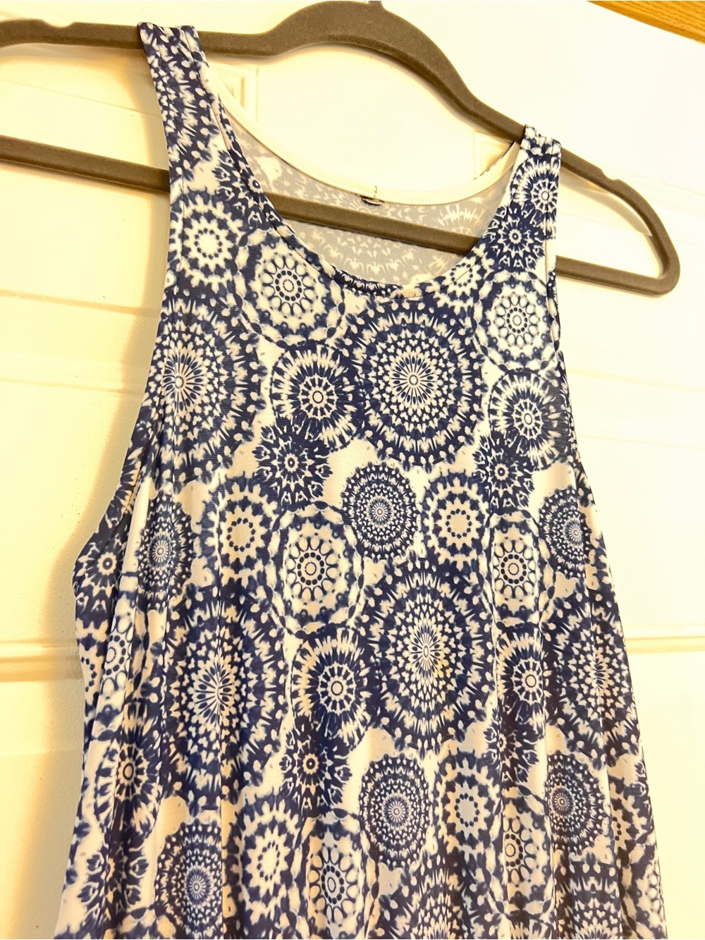 Viereck drop waist sleeveless dress